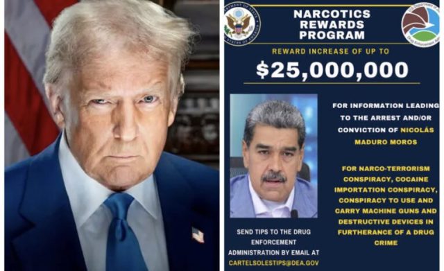 USA offers $25m for wanted Venezuelan President, Maduro USA offers $25m for wanted Venezuelan President, Maduro