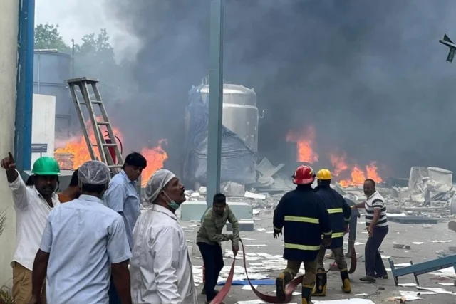 At least 39 k!lled in fire at Indian pharmaceutical factory