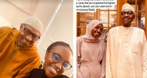 Buhari’s daughter mourns him Buhari's daughter mourns him