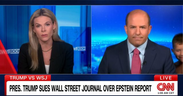 CNN news anchor 'son hilariously crashes live appearance