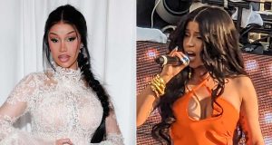 Cardi B sued for alleged battery after throwing a microphone off stage Cardi B sued for alleged battery after throwing a microphone off stage