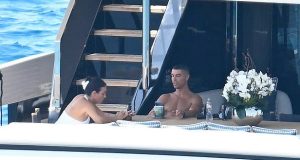 Cristiano Ronaldo & partner holiday on a yacht Cristiano Ronaldo & partner holiday on a yacht