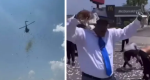 De.ad man’s life savings dropped from a HELICOPTER De.ad man’s life savings dropped from a HELICOPTER