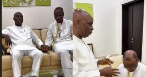 Seyi Vodi visits David Oyedepo on his birthday Seyi Vodi visits David Oyedepo on his birthday