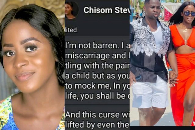 Actress, Chisom Steve fires back at troll asking if she's barren Actress, Chisom Steve fires back at troll asking if she's barren