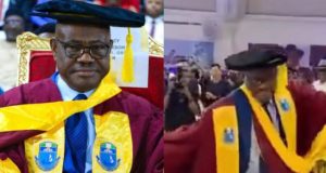 Wike joyfully dances after receiving Honorary Doctorate Wike joyfully dances after receiving Honorary Doctorate