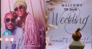 2face weds Natasha Osawaru 2face weds Natasha Osawaru