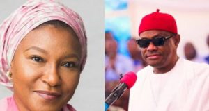 Ireti Kingibe accuses Wike of granting illegal land waivers to son Senator Ireti Kingibe accuses Wike of granting illegal land waivers to son