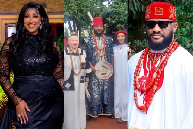 Judy Austin celebrates Yul Edochie's Chieftaincy title Judy Austin celebrates Yul Edochie's Chieftaincy title