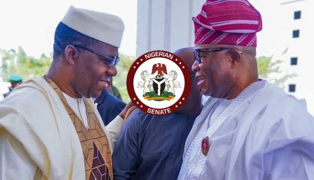 No rift between Akpabio, Bamidele — Senate No rift between Akpabio, Bamidele — Senate