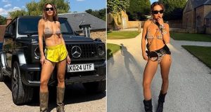 Rita Ora sends temperatures soaring in Burberry bikini