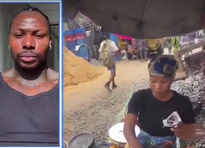 Asake under fire after Babymama was seen selling corn