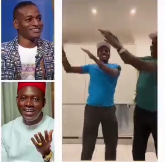 Soludo joins son, Ozonna in viral dance challenge Soludo joins son, Ozonna in viral dance challenge
