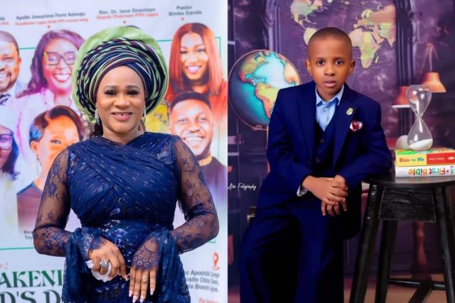 Sunmbo Adeoye celebrates miracle son @ 7 Sunmbo Adeoye celebrates miracle son @ 7