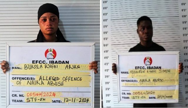 Tiktokers convicted for abusing Naira notes