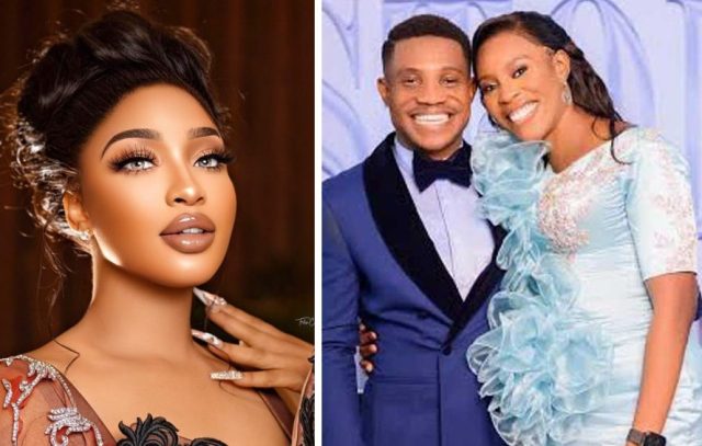 Tonto Dikeh appreciates pastor Jerry & wife Tonto Dikeh appreciates pastor Jerry & wife