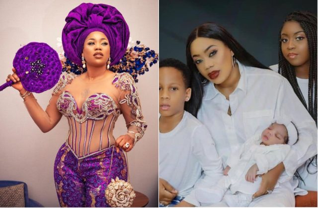 Toyin Lawani blows hot at troll for bullying her daughter