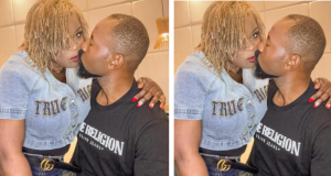 Yinka Theisen shares kissing photo with Linc Edochie