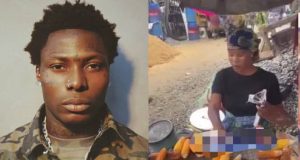 Asake under fire after Babymama was seen selling corn Asake under fire after Babymama was seen selling corn