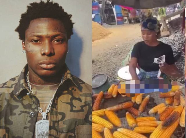 Asake under fire after Babymama was seen selling corn Asake under fire after Babymama was seen selling corn