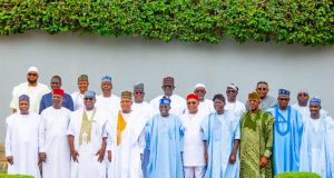 Tinubu meets APC Governors Tinubu meets APC Governors