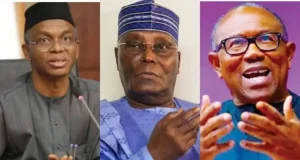 Atiku, Obi, El-Rufai arrive coalition center Atiku, Obi El-Rufai arrives coalition center