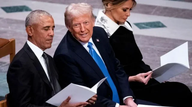 Obama blasts 'bizarre' Trump claim of 2016 election 'treason'