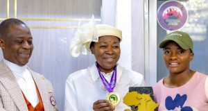 Super Falcons star, Rasheedat Ajibade visits MFM Super Falcons star, Rasheedat Ajibade visits MFM