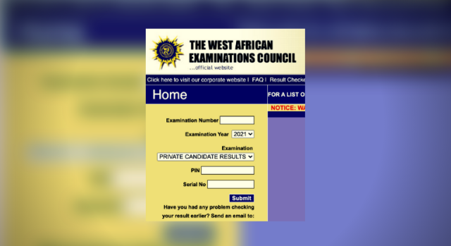 JUST IN: WAEC temporarily shuts down result portal