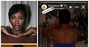 Tiwa Savage and Annie Macaulay dance together at a club Tiwa Savage and Annie Macaulay dance together at a club