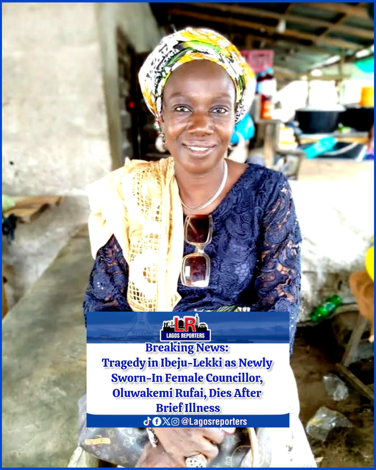 Lagos Councillor d!es days after sworn in