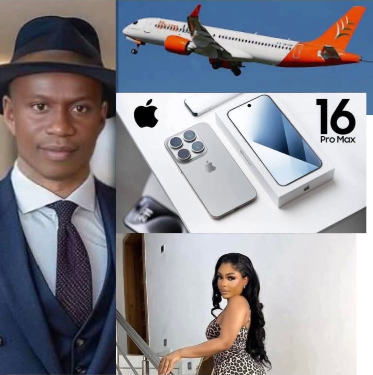 Businessman offers Comfort Emmanson iPhone 16 pro max, ambassadorial deal