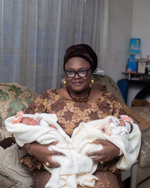 Woman welcomes twins in her 50s after long period of time