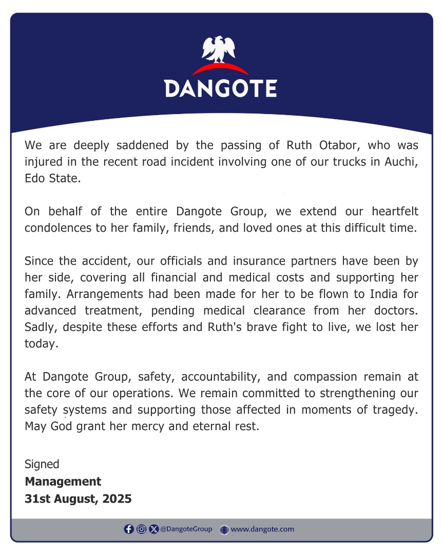 Dangote mourns d3ath of Phyna’s sister, Ruth