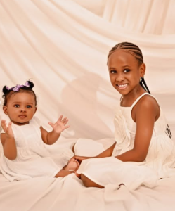 Adorable photos of Tania Omotayo & daughters 