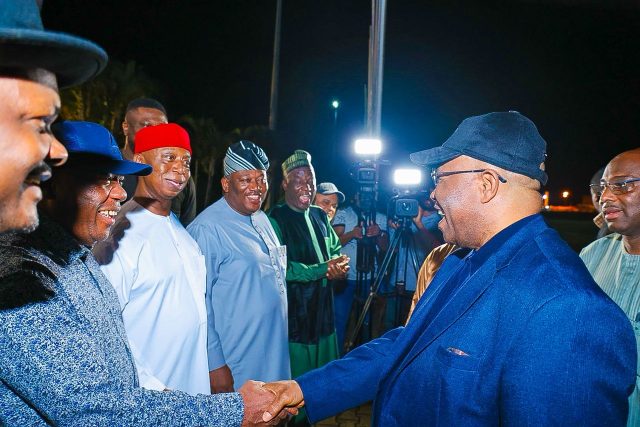 Akpabio returns to Nigeria amidst ill health
