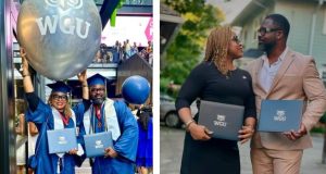 Daniel Ademinokan & wife, Tope GRADUATE Daniel Ademinokan & wife, Tope GRADUATE