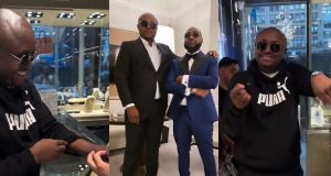 Davido gifts Israel DMW a Rolex watch Davido gifts Israel DMW a new watch