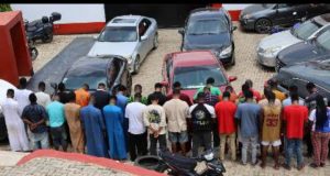 EFCC arrests 55 suspected Yahoo boys EFCC arrests 55 suspected Yahoo boys
