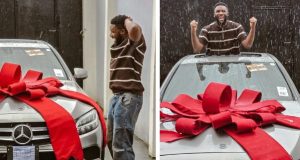 Ebuka Songs shows off new car Ebuka Songs shows off new car