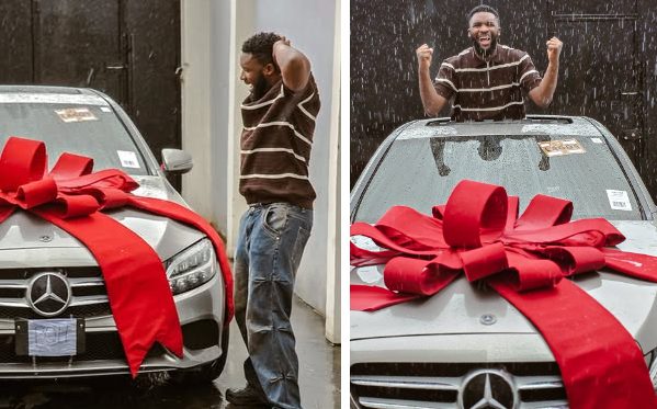 Ebuka Songs shows off new car Ebuka Songs shows off new car
