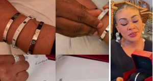 Ehi Ogbebor shows off diamond bracelet gift from her man Ehi Ogbebor shows off diamond bracelet gift from her man