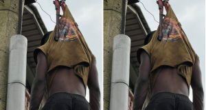 Electricity cable vandal ELECTROCUTED Electricity cable vandal ELECTROCUTED