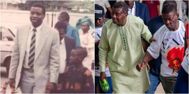 Pastor Adeboye and son, Leke recreate 30-year-old photo