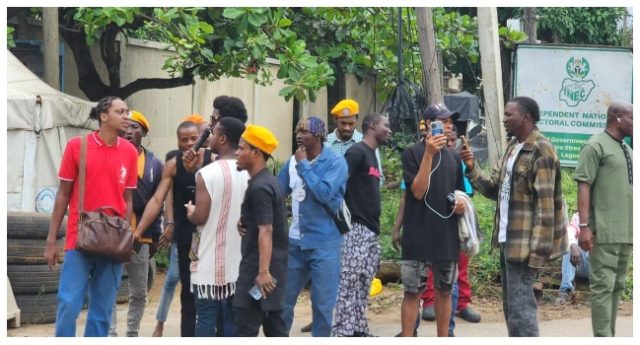Protesters storm Police headquarters to demand Sowore’s release