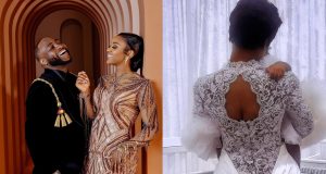 Davido’s wife, Chioma poses with their twin daughter Davido's wife, Chioma poses with their twin daughter