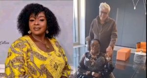 Rita Edochie flaunts white lover Rita Edochie flaunts white lover