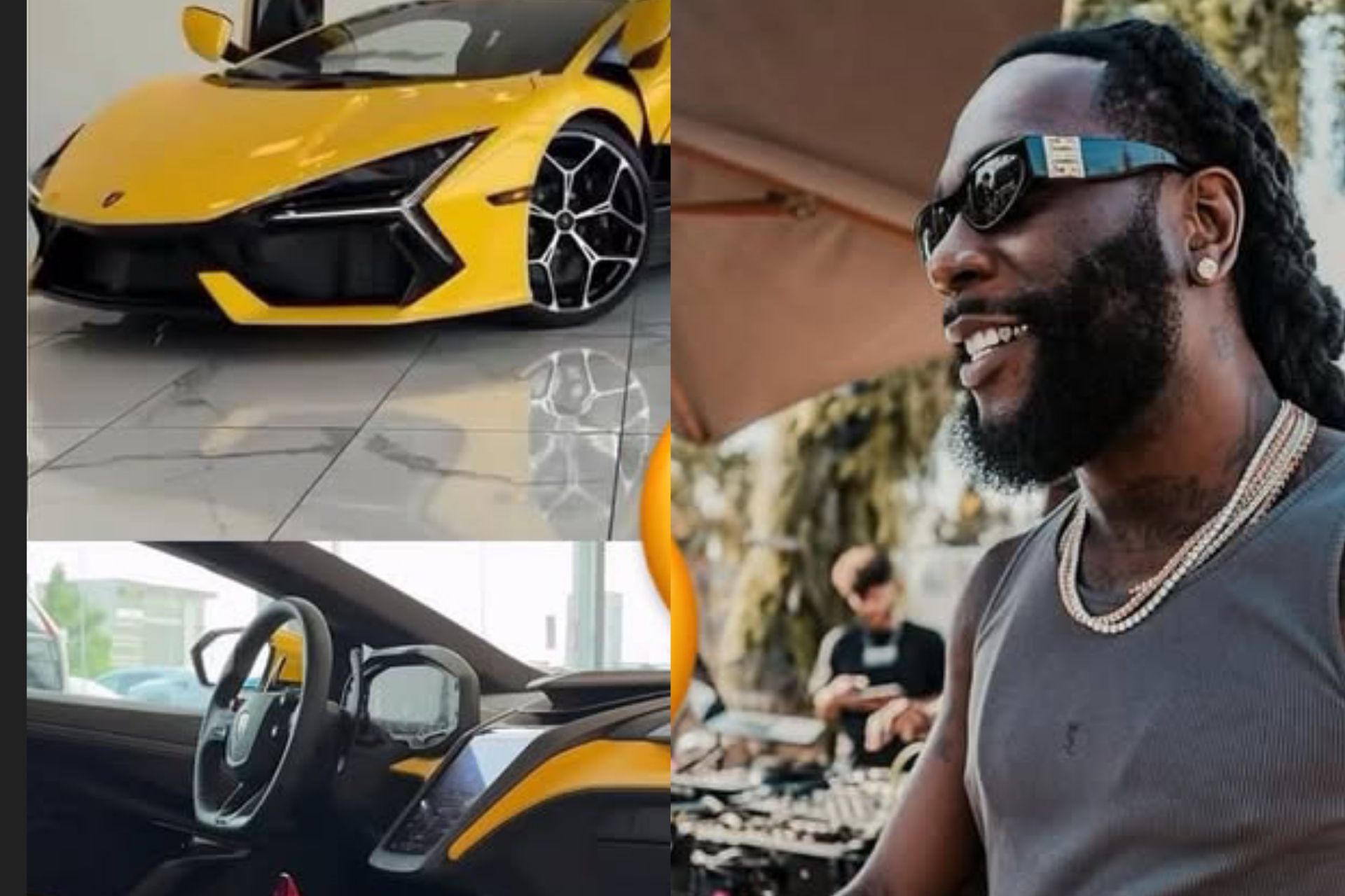 Burna Boy acquires 2025 Lamborghini Revuelto