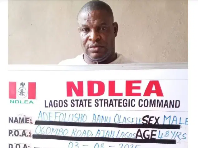 General overseer arrested in Lagos church for Cross-border drug trafficking General overseer arrested in Lagos church for Cross-border drug trafficking