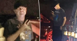 Humiliating moment Leonardo DiCaprio stopped and searched by police Humiliating moment Leonardo DiCaprio stopped and searched by police